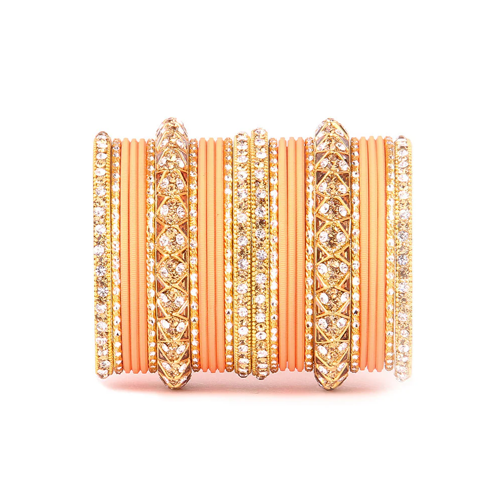 Antique Lac Bracelet With Matte Finish Bangle Set For Women - Image 3