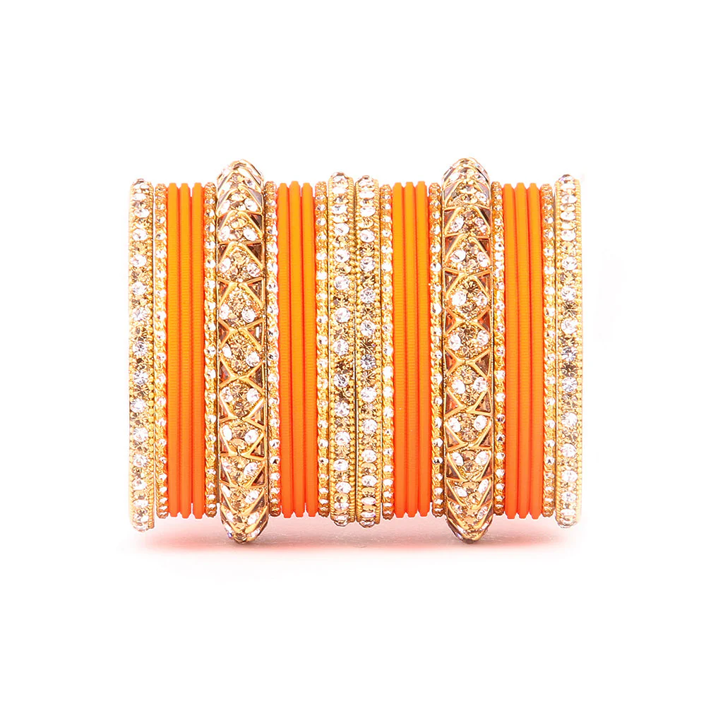Antique Lac Bracelet With Matte Finish Bangle Set For Women - Image 4