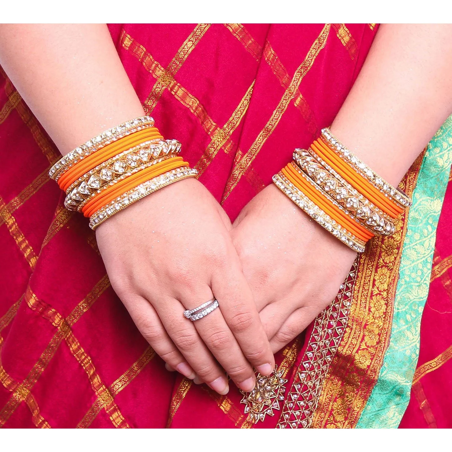 Antique Lac Bracelet With Matte Finish Bangle Set For Women - Image 5