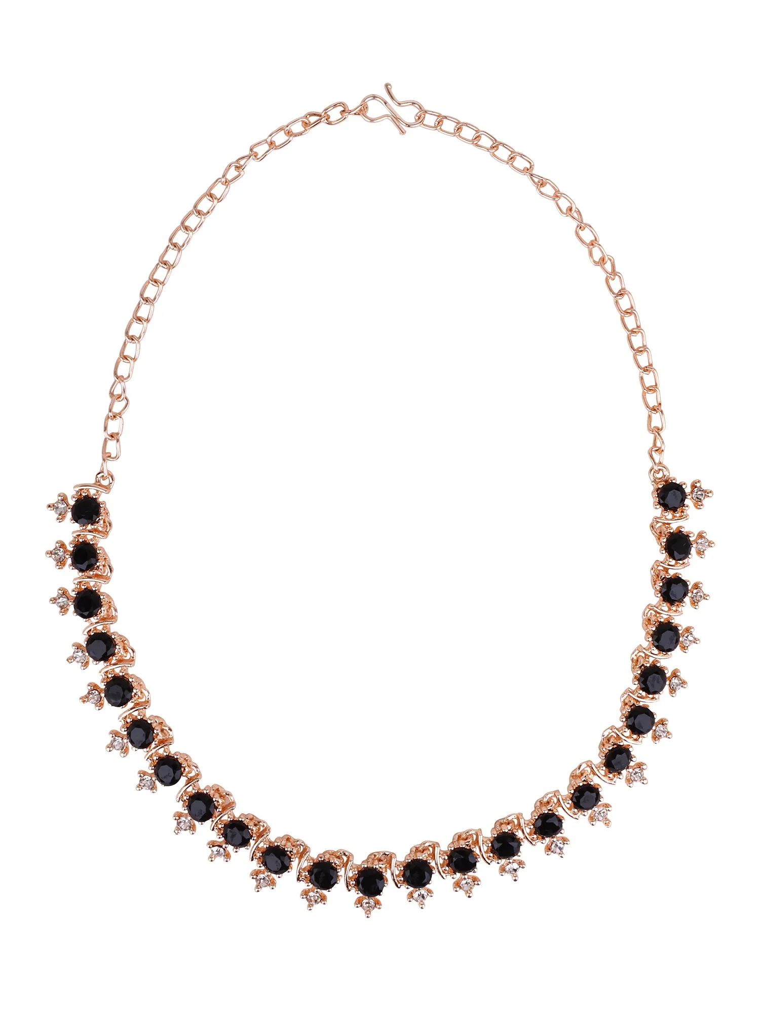 Oxidized Partywear Necklace with Earring by Leshya - Image 5