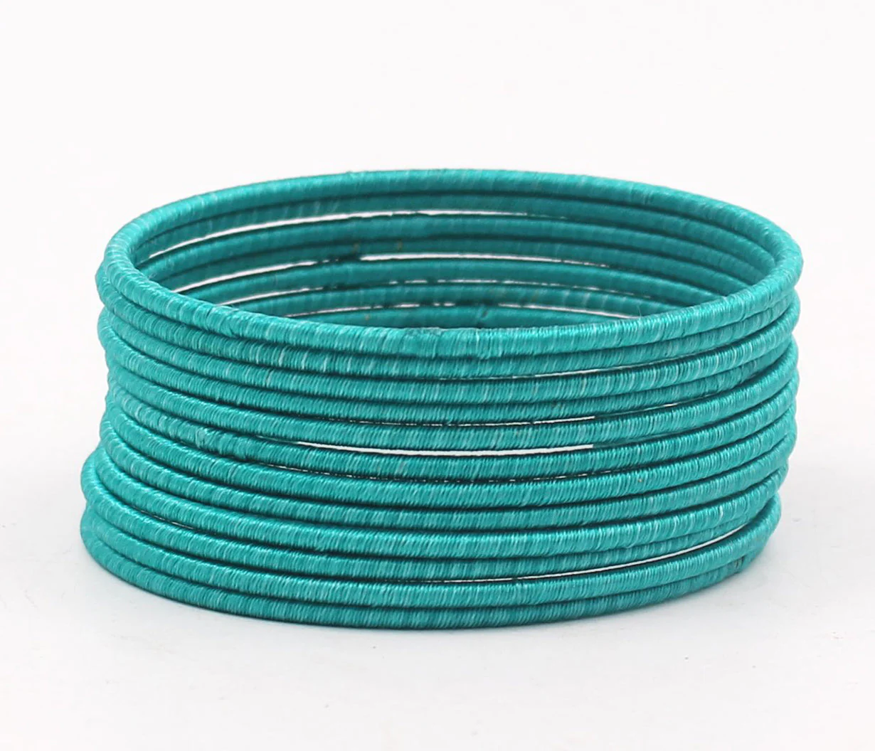 Set of 12 Plain Thread Bangles by Leshya - Image 17