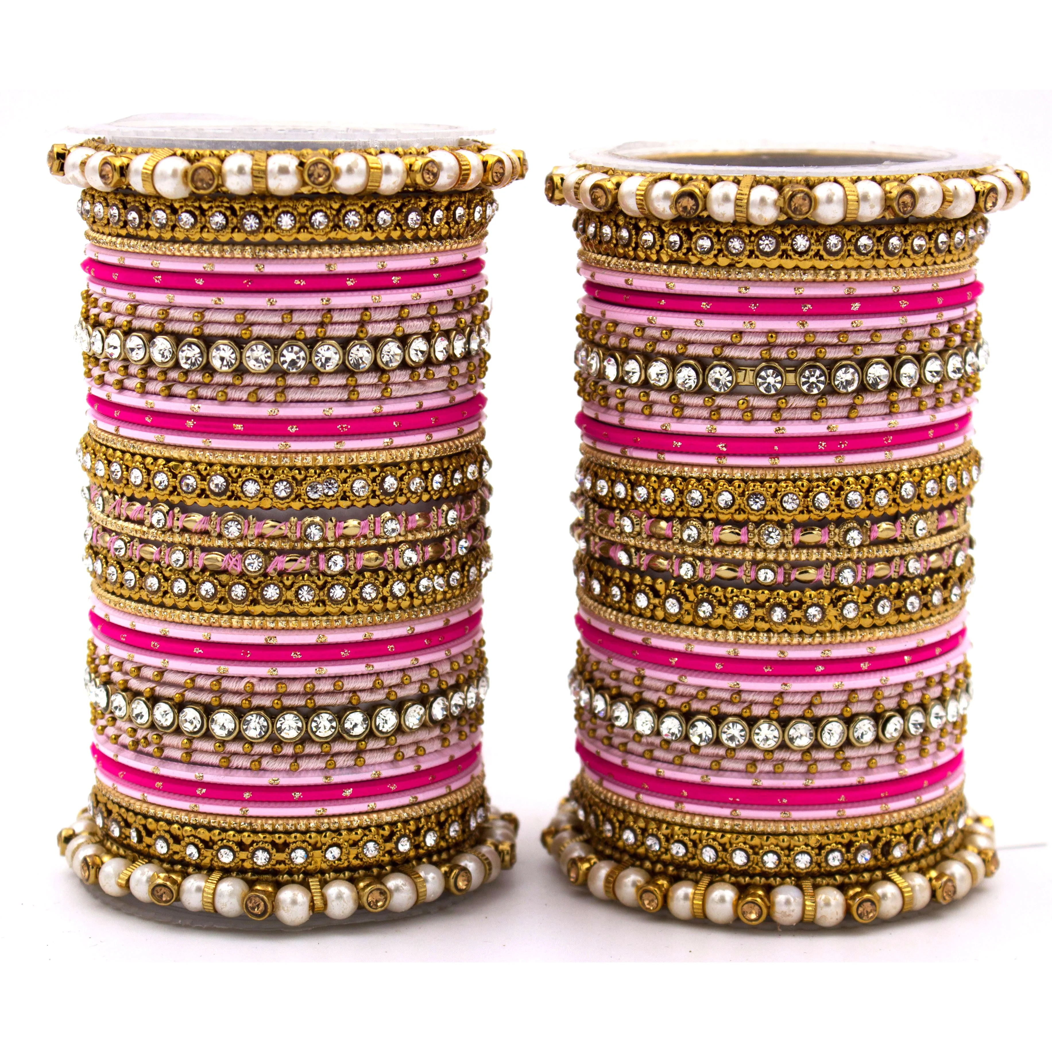 Set of 2 Fancy Bridal Bangle sets by Leshya - Image 7