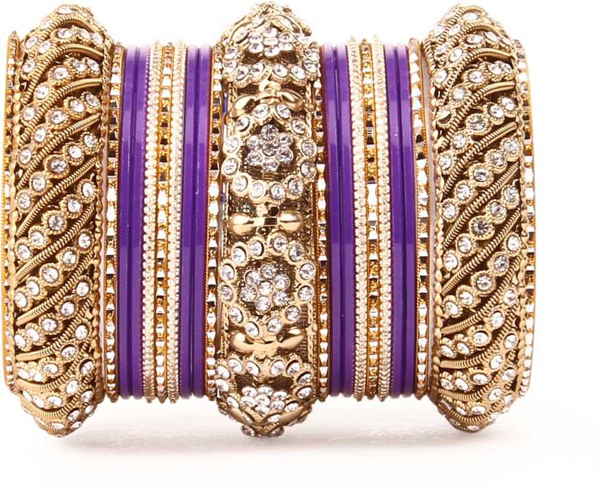 Set of 2 Solid Colored Bangle Set - Image 16