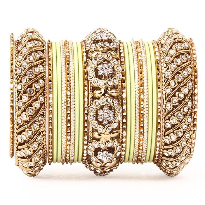Set of 2 Solid Colored Bangle Set (Plus Size) - Image 8