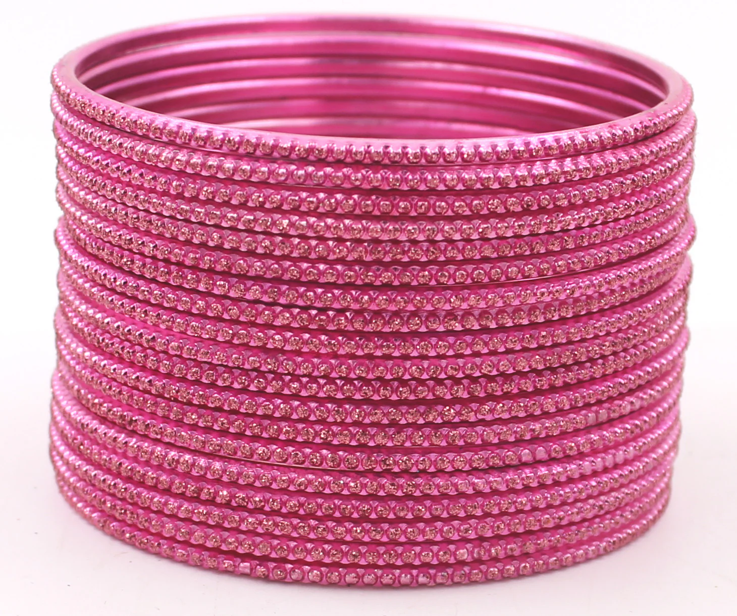 Set of 24 Dotted Shining Glitter Bangles by Leshya - Image 2