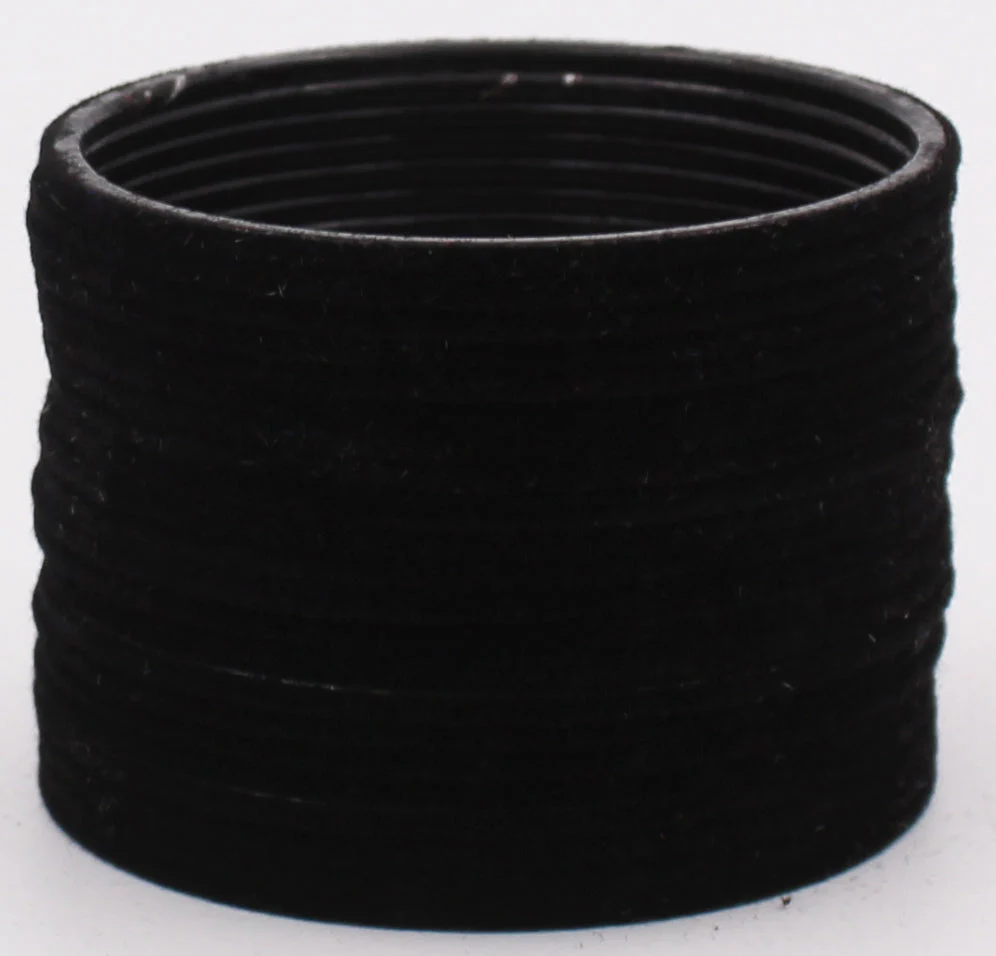 Set of 24 Plain Velvet Metal Bangles by Leshya