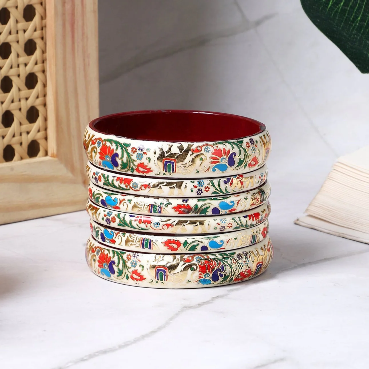Set of 6 Elephant Bracelets by Leshya