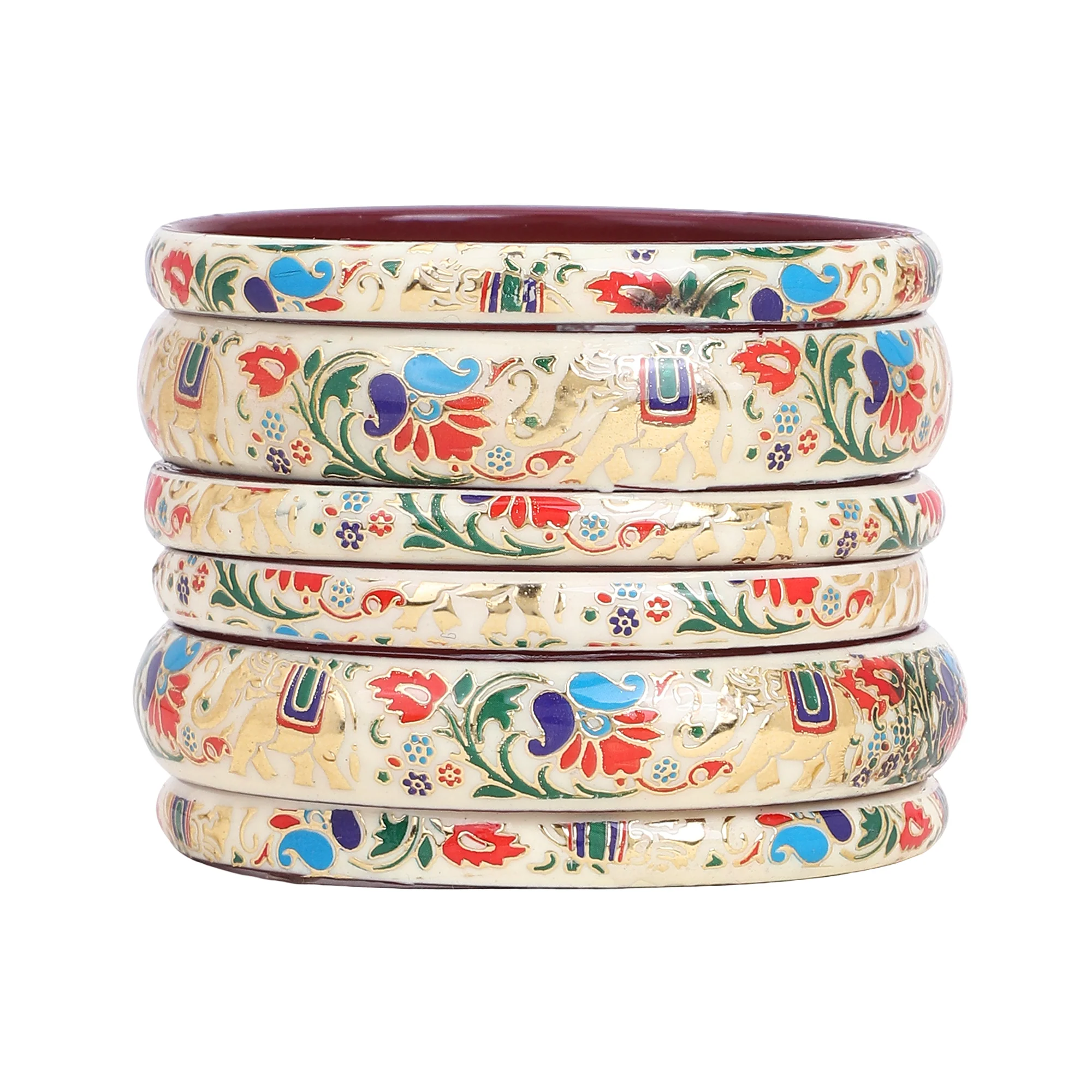 Set of 6 Elephant Bracelets by Leshya - Image 2