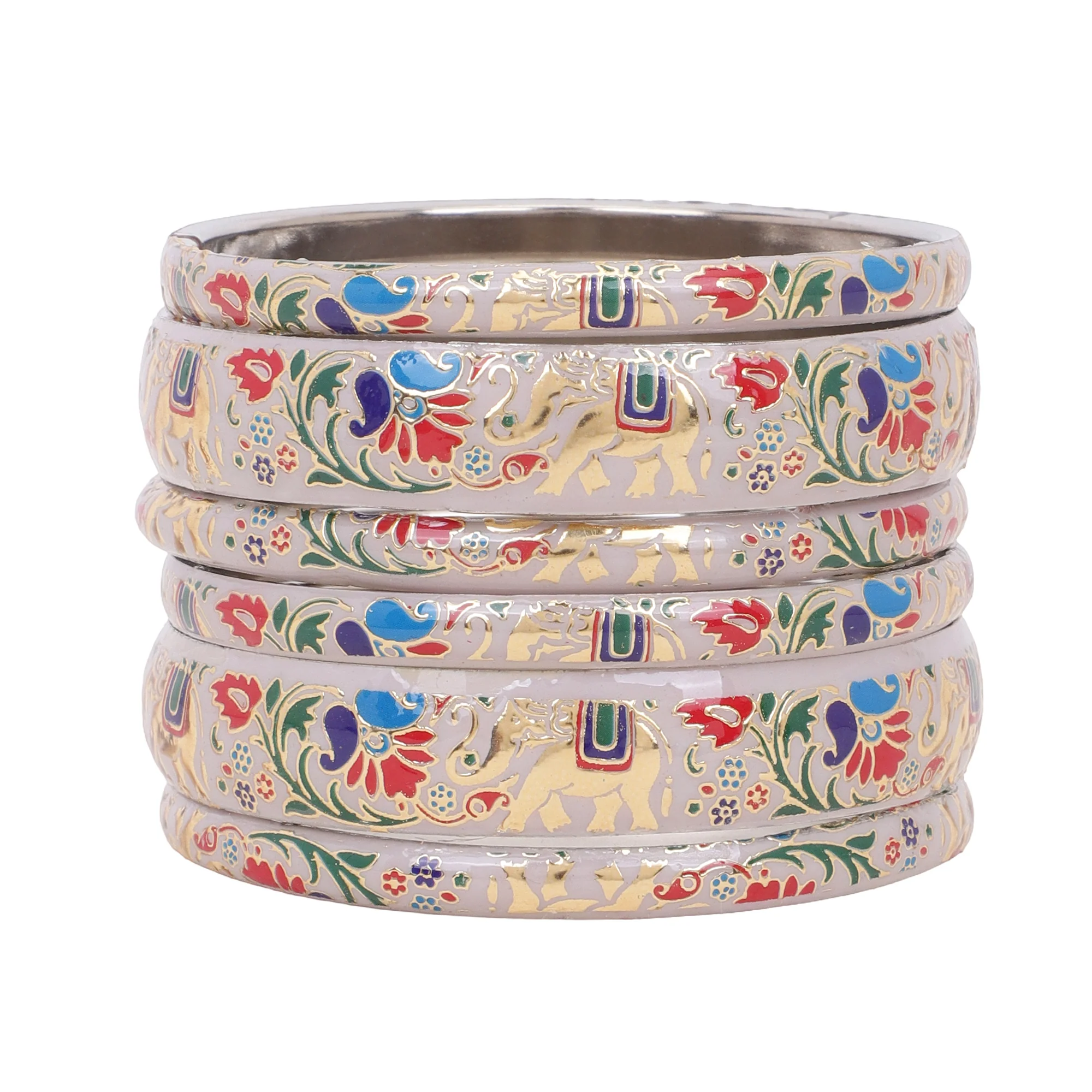 Set of 6 Elephant Bracelets by Leshya - Image 4