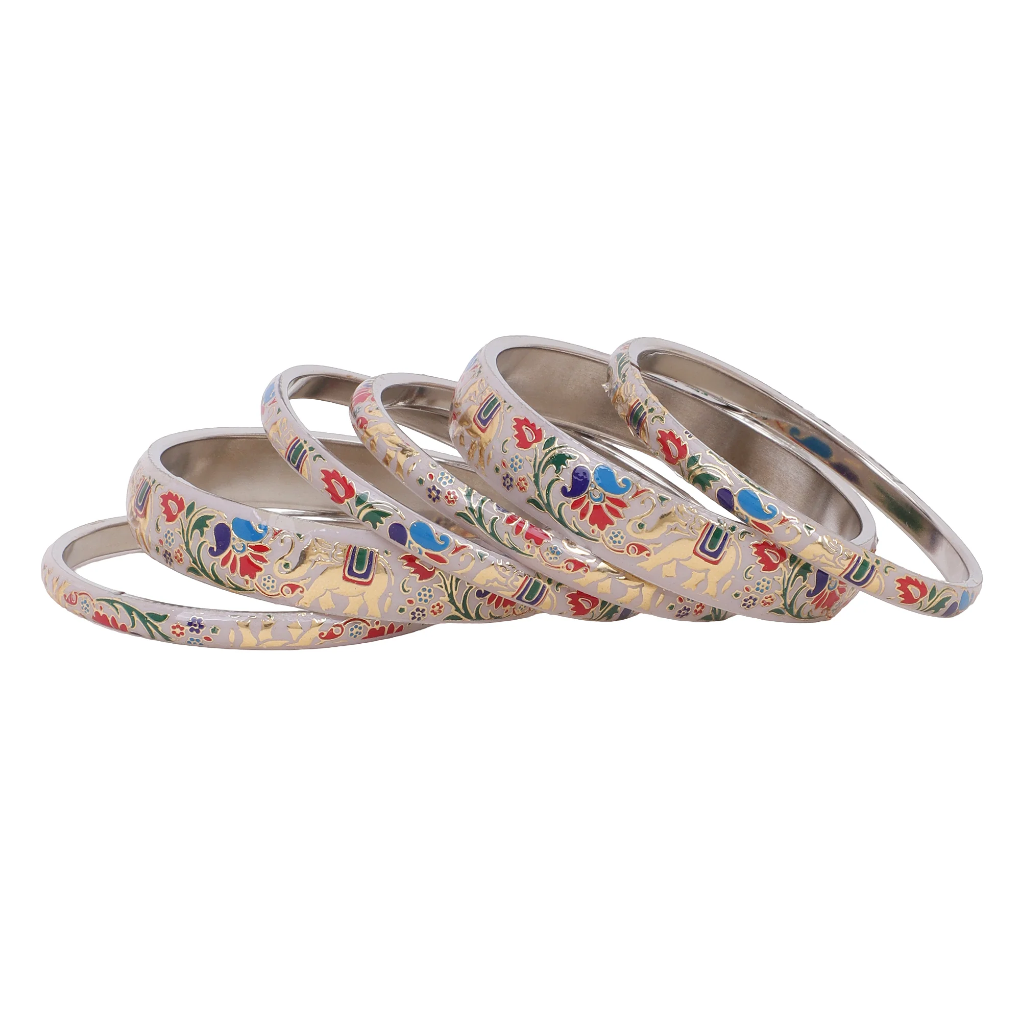 Set of 6 Elephant Bracelets by Leshya - Image 5