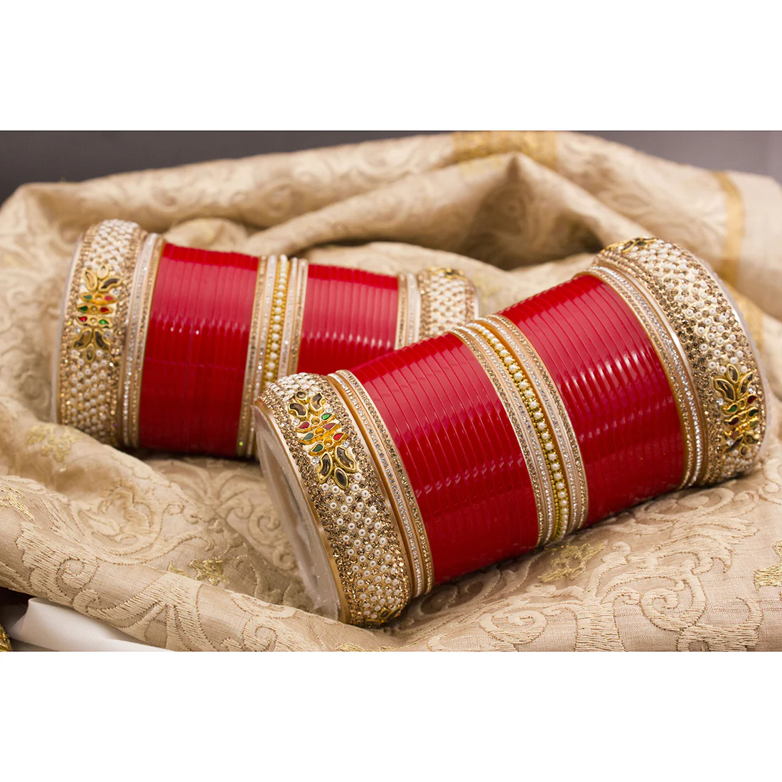 Traditional Bridal Chura by Leshya