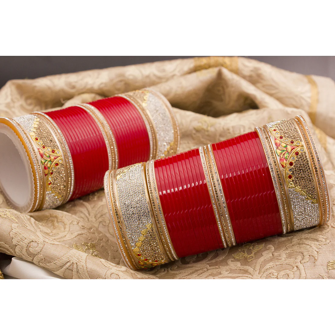 Traditional Bridal Chura by Leshya