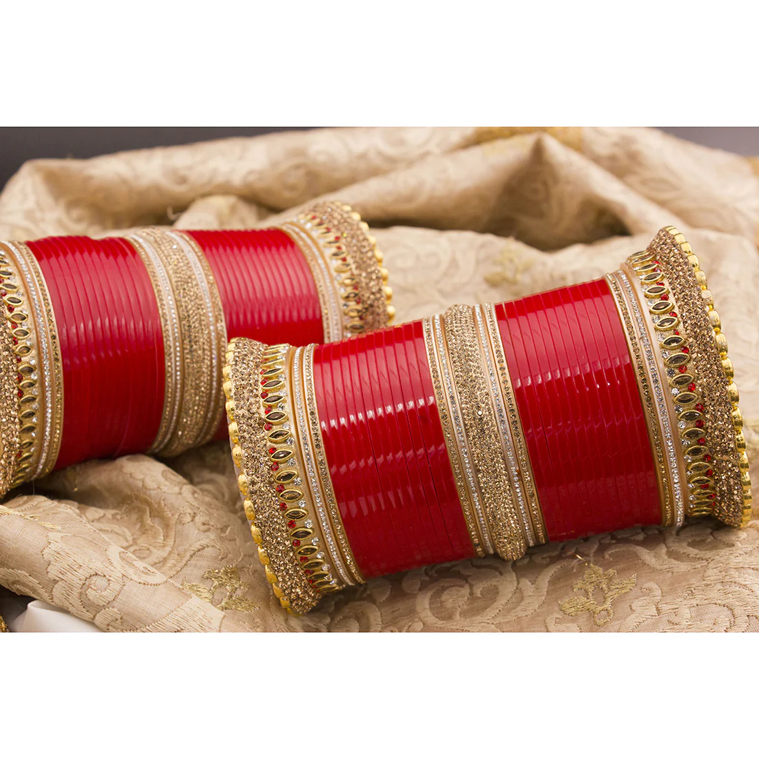 Traditional Bridal Chura by Leshya