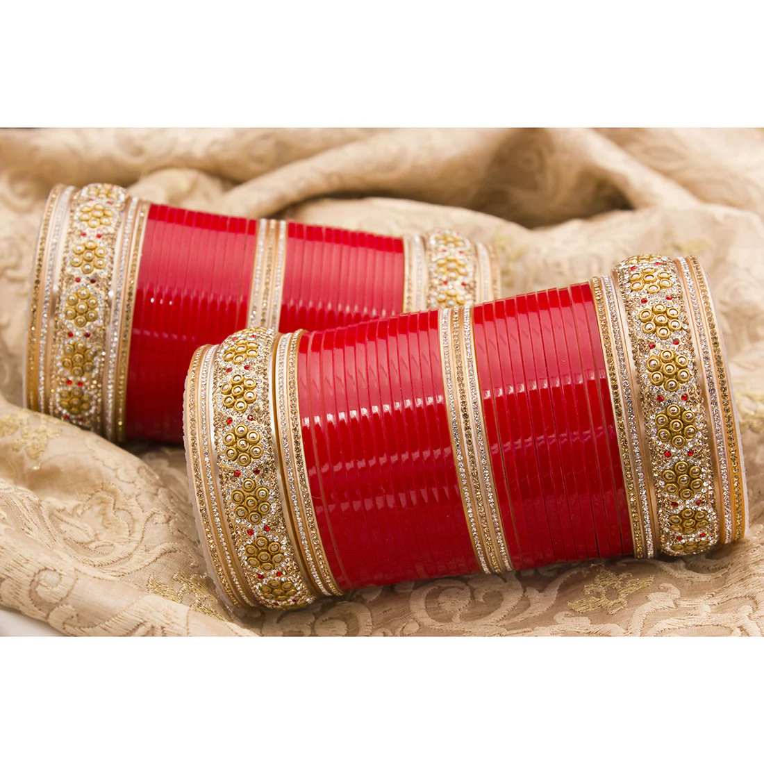 Traditional Bridal Chura by Leshya