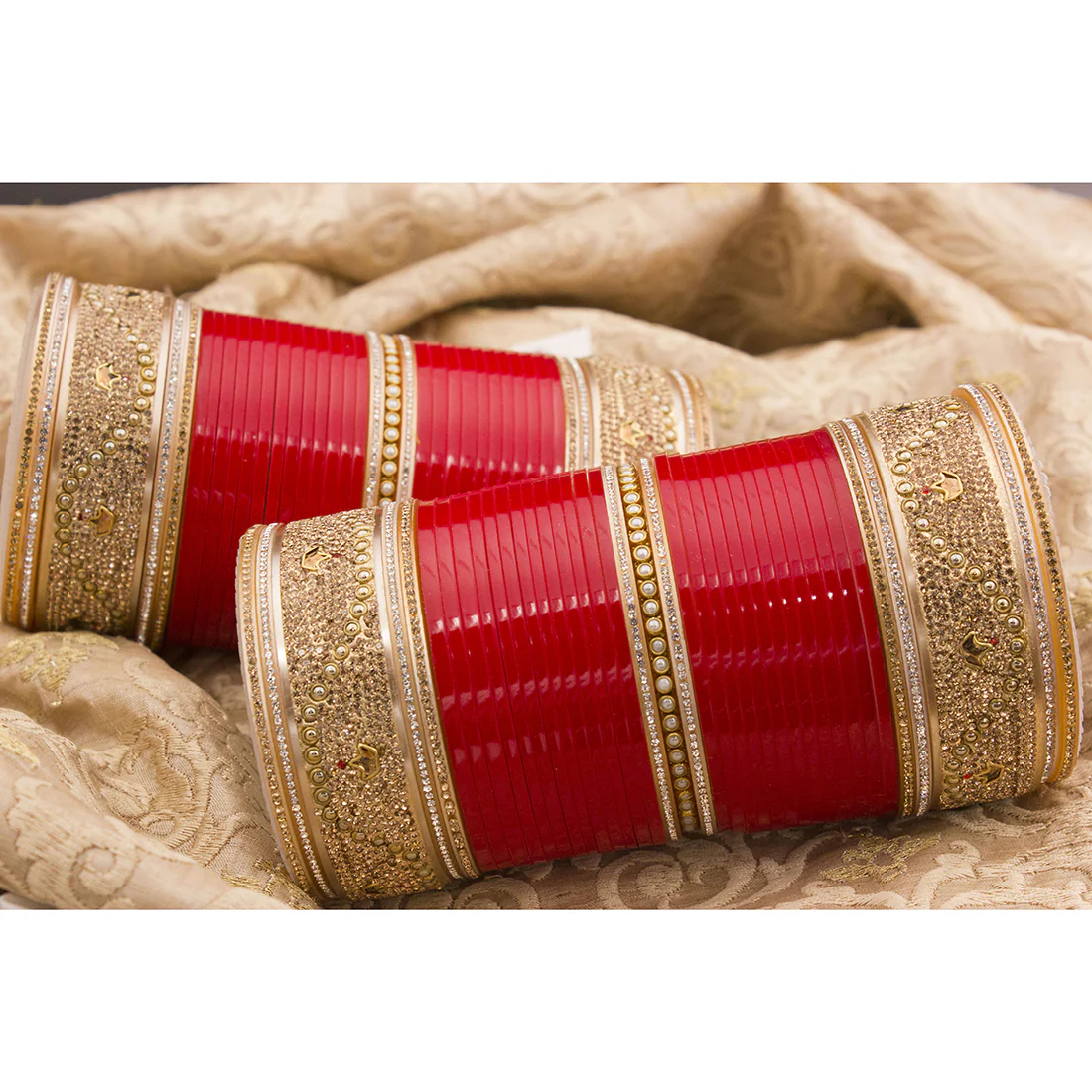 Traditional Bridal Chura by Leshya