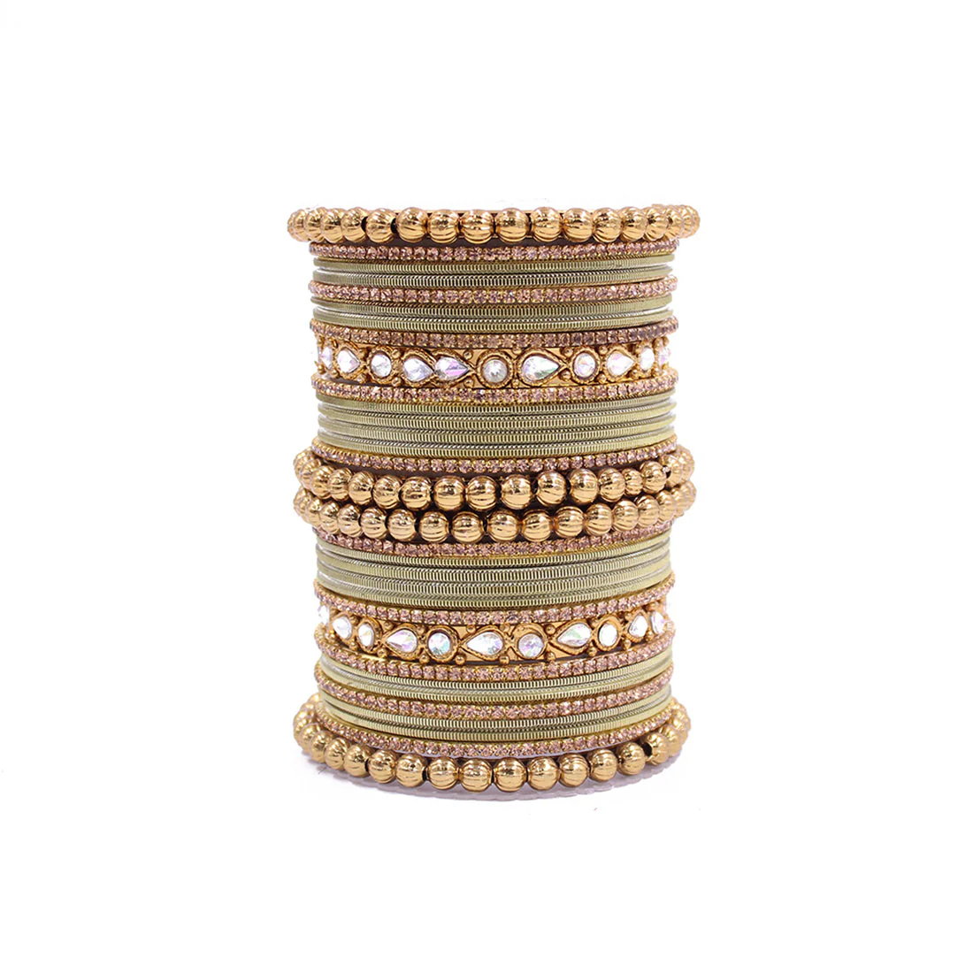Traditional Ethnic Bangle Set by Leshya for women for both hands - Image 14