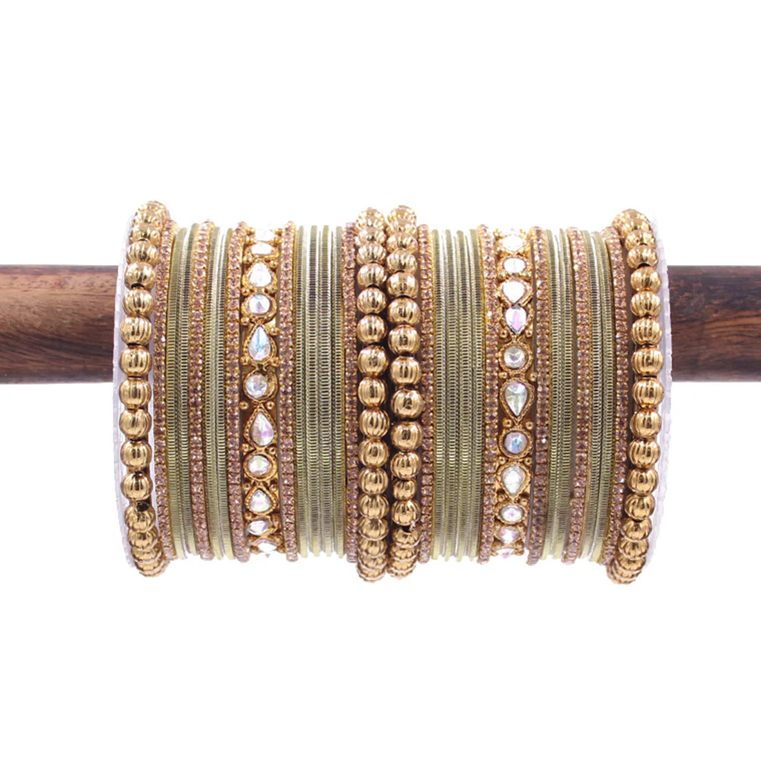 Traditional Ethnic Bangle Set by Leshya for women for both hands - Image 15