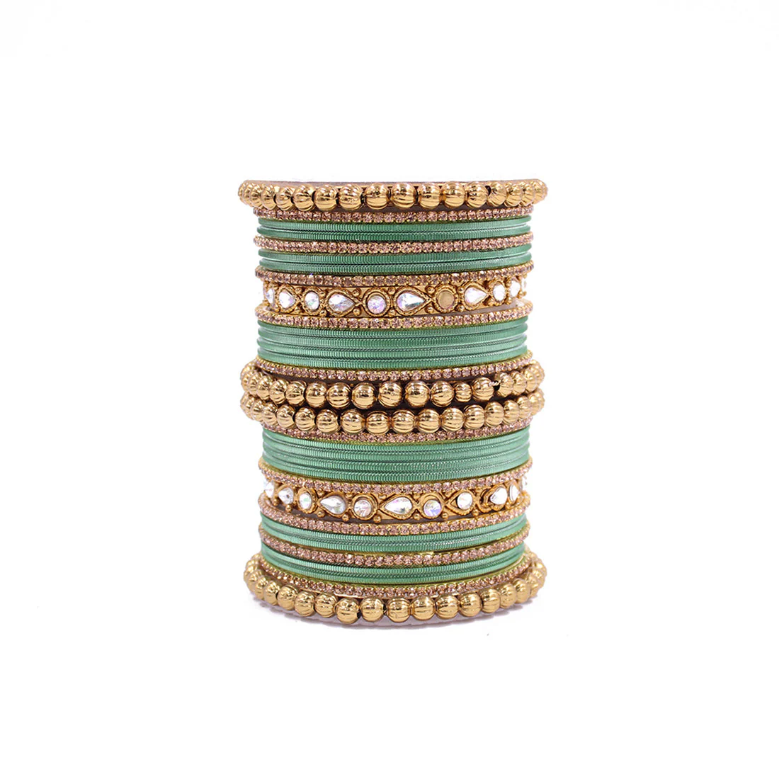 Traditional Ethnic Bangle Set by Leshya for women for both hands - Image 16