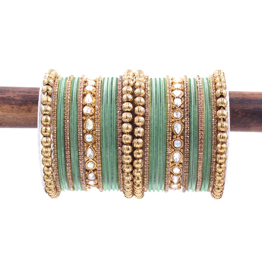 Traditional Ethnic Bangle Set by Leshya for women for both hands - Image 17