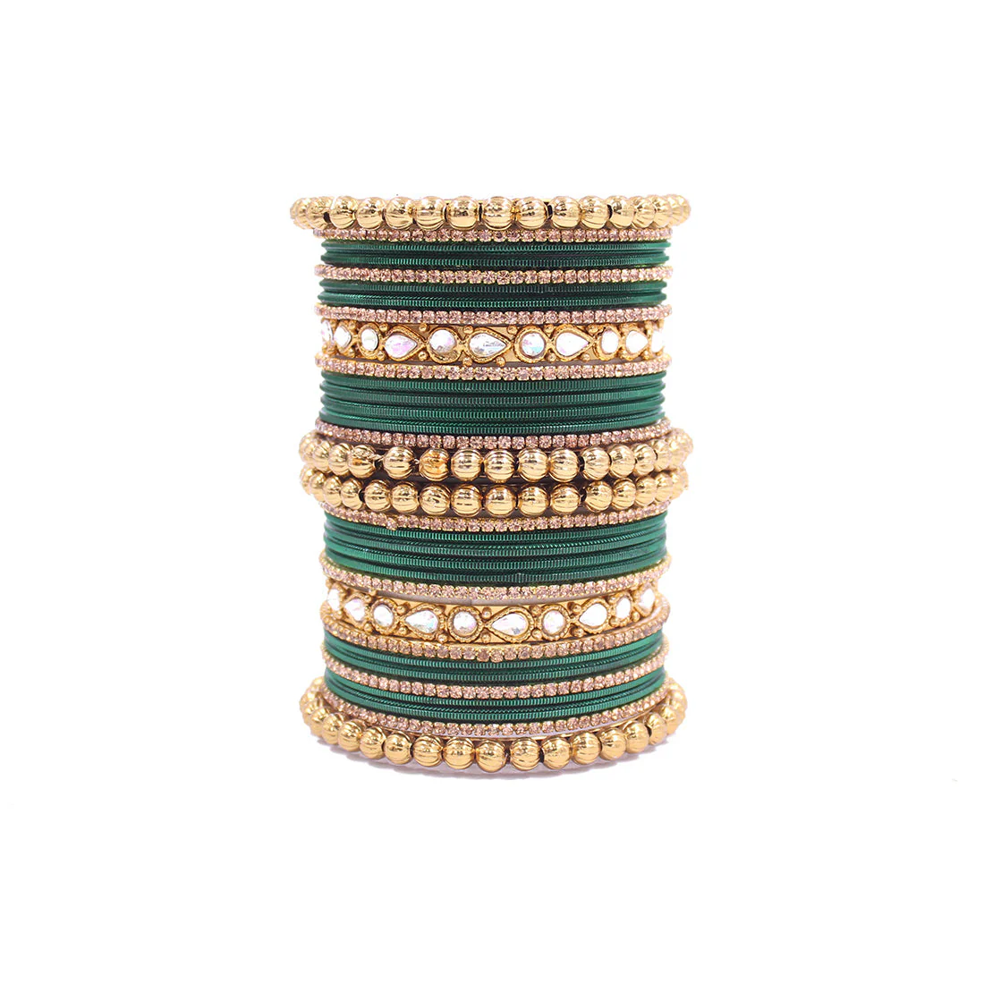 Traditional Ethnic Bangle Set by Leshya for women for both hands - Image 8