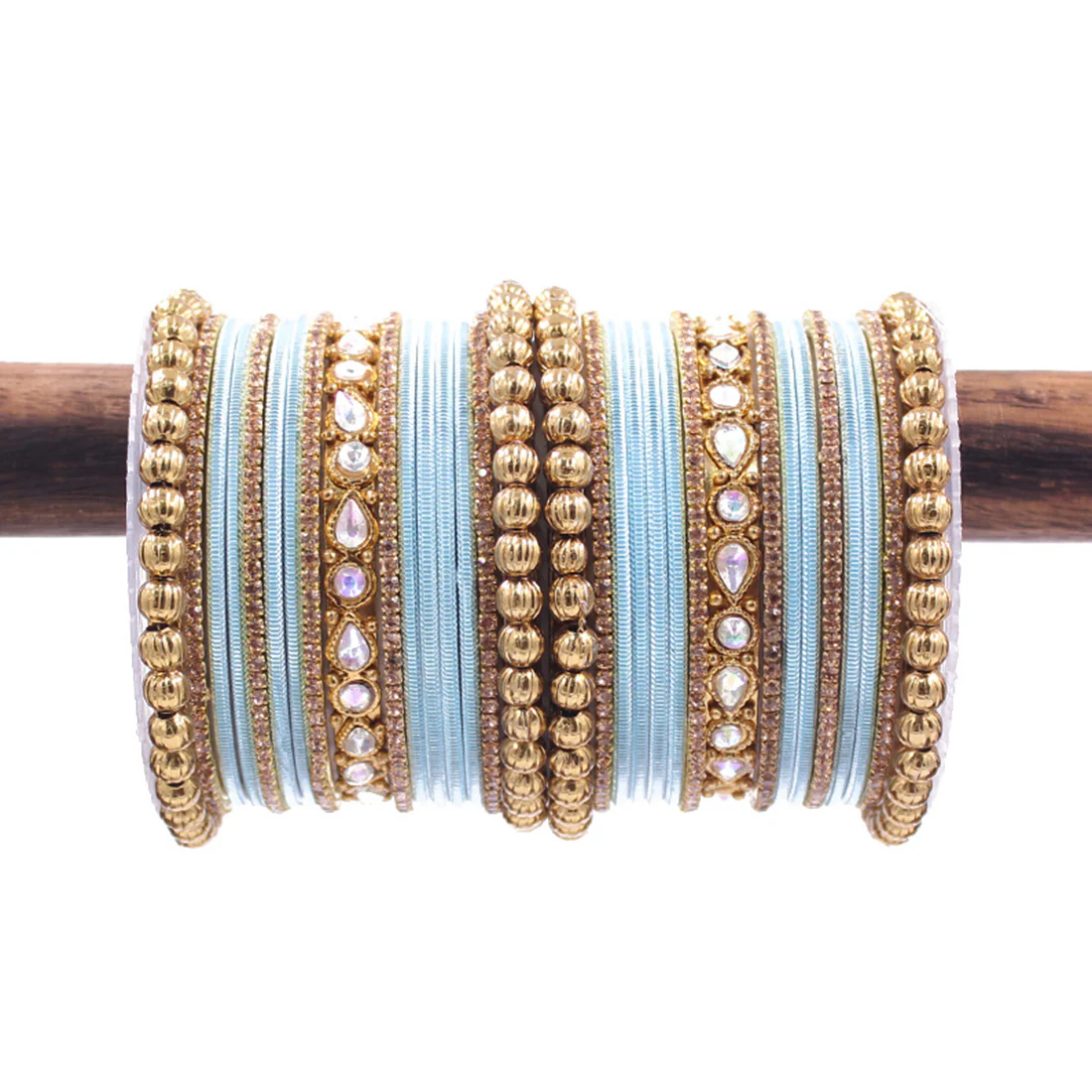 Traditional Ethnic Bangle Set by Leshya for women for both hands - Image 24