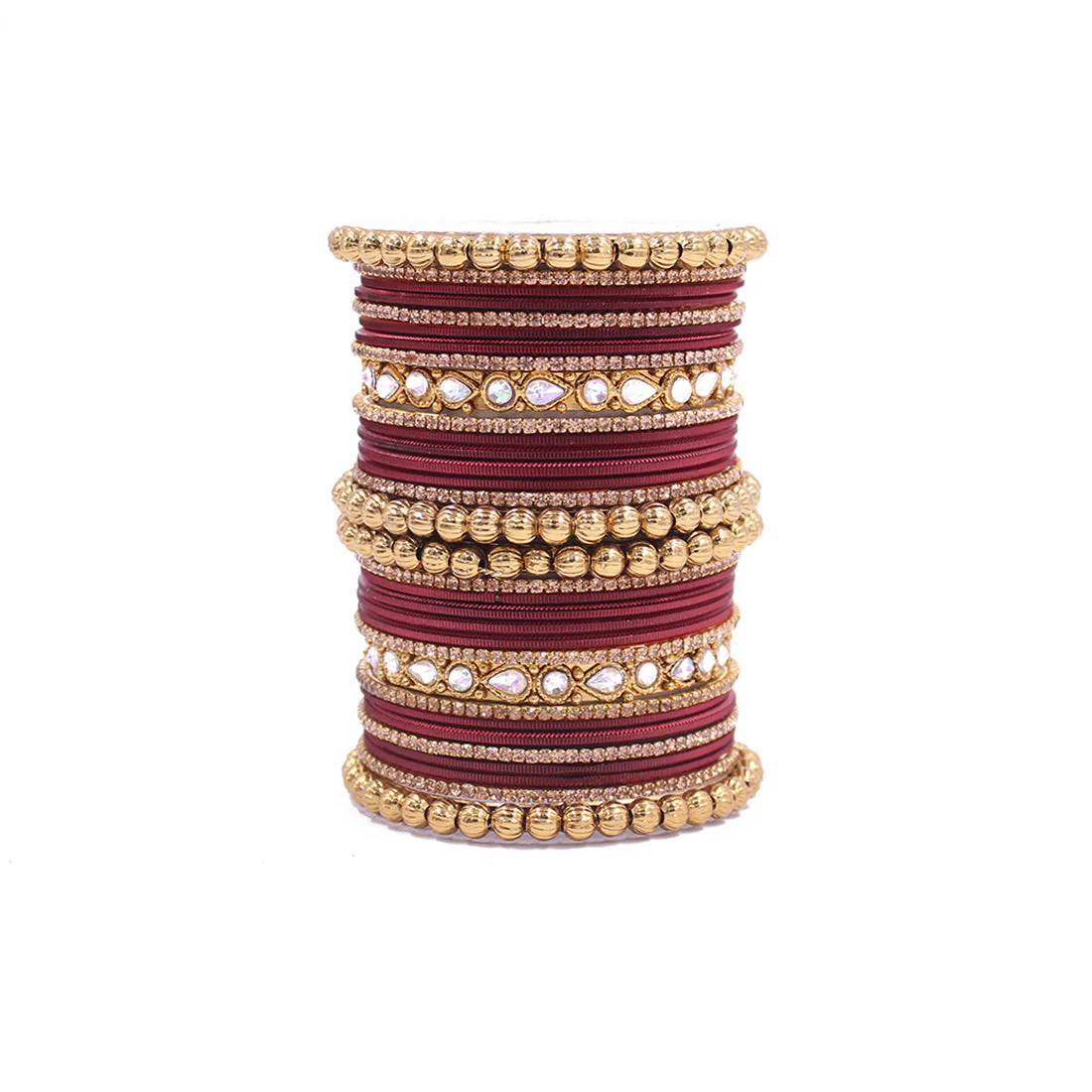 Traditional Ethnic Bangle Set by Leshya for women for both hands - Image 3