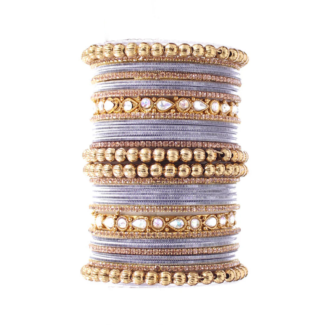 Traditional Ethnic Bangle Set by Leshya for women for both hands Plus size - Image 8