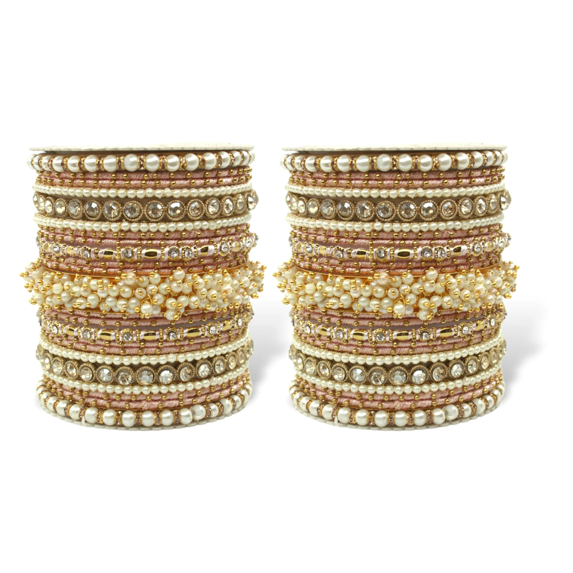 Traditional Gajra Bangle Set for 2 Hands by Leshya - Image 8