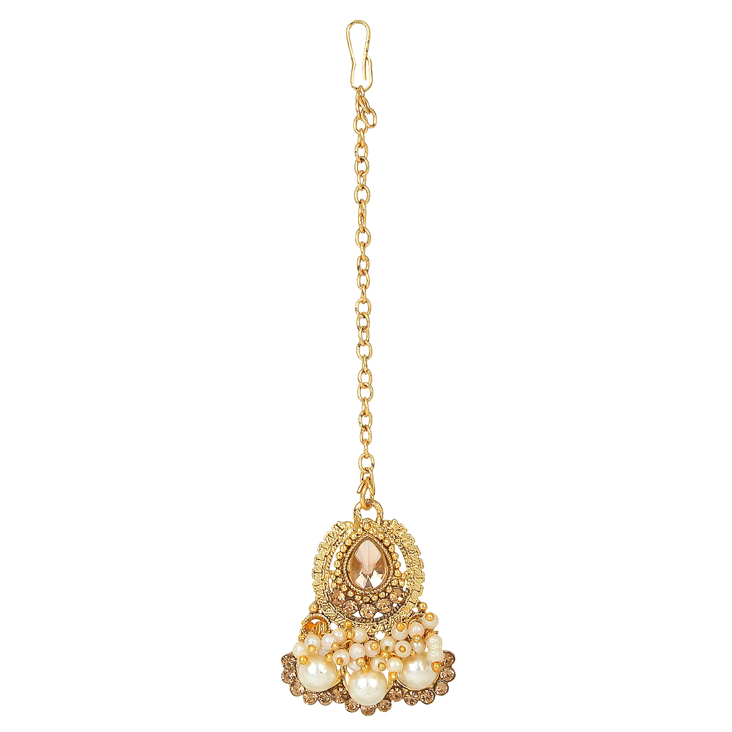 Traditional Golden Stone and Pearl and Bead border by Leshya - Image 3