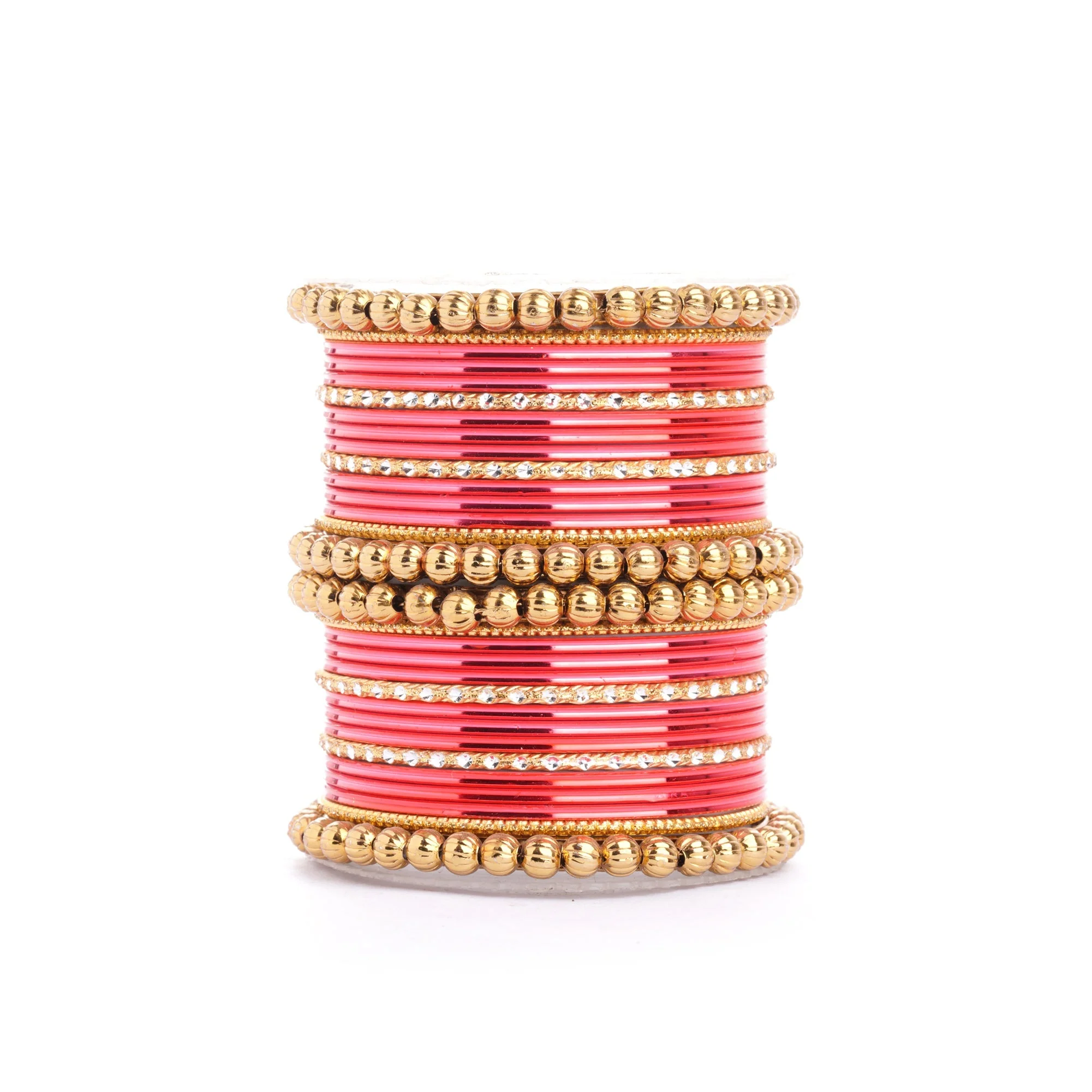 Traditional Indian Bangle Set with Antique Kadas designed for Women Plus Size