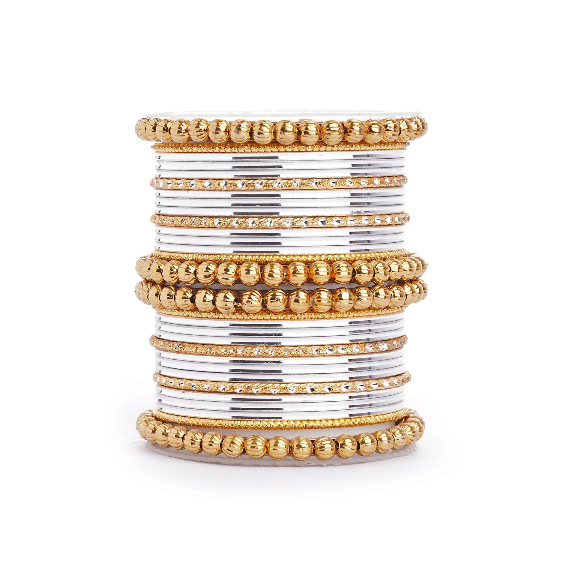 Traditional Indian Bangle Set with Antique Kadas designed for Women Plus Size - Image 11