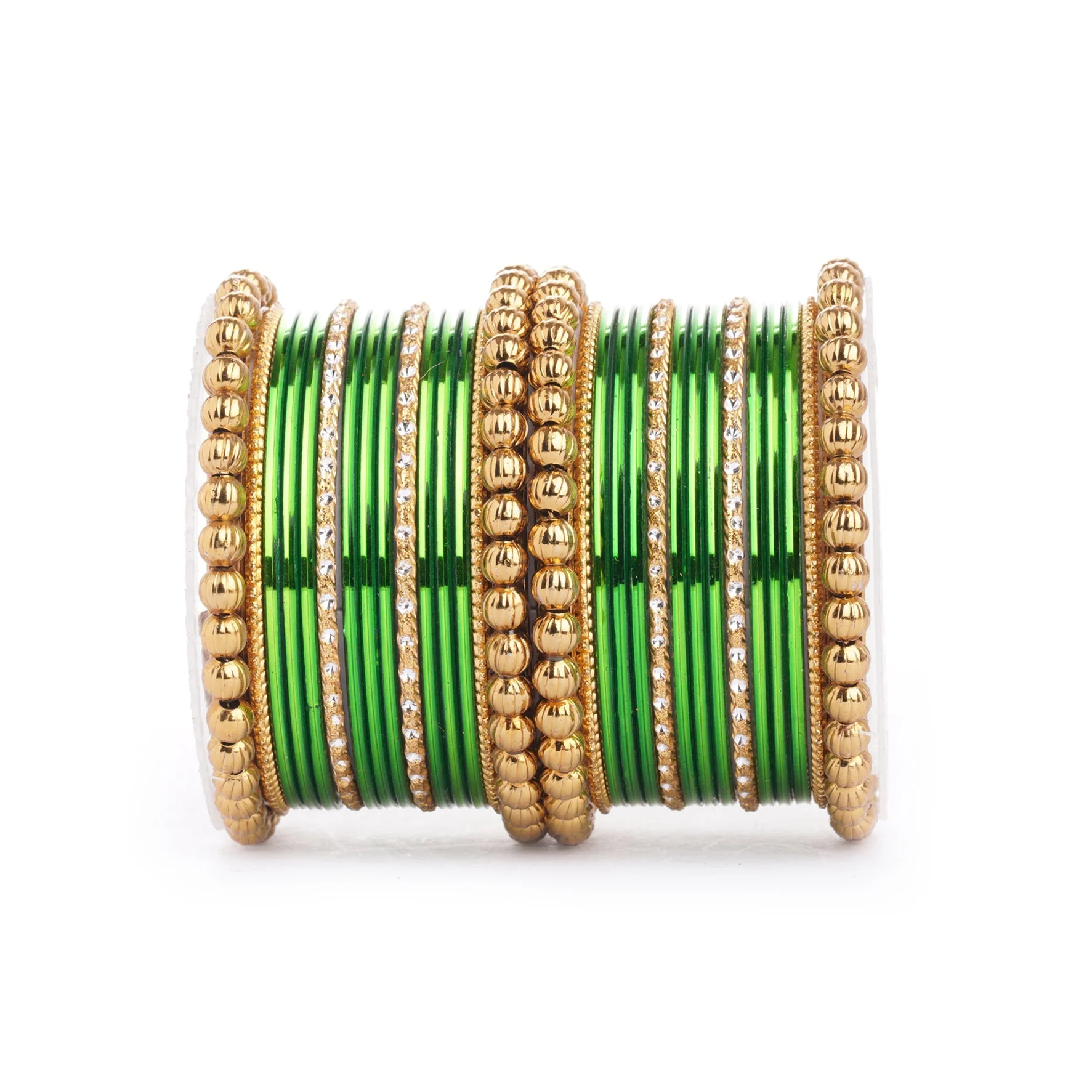 Traditional Indian Bangle Set with Antique Kadas designed for Women Plus Size - Image 16