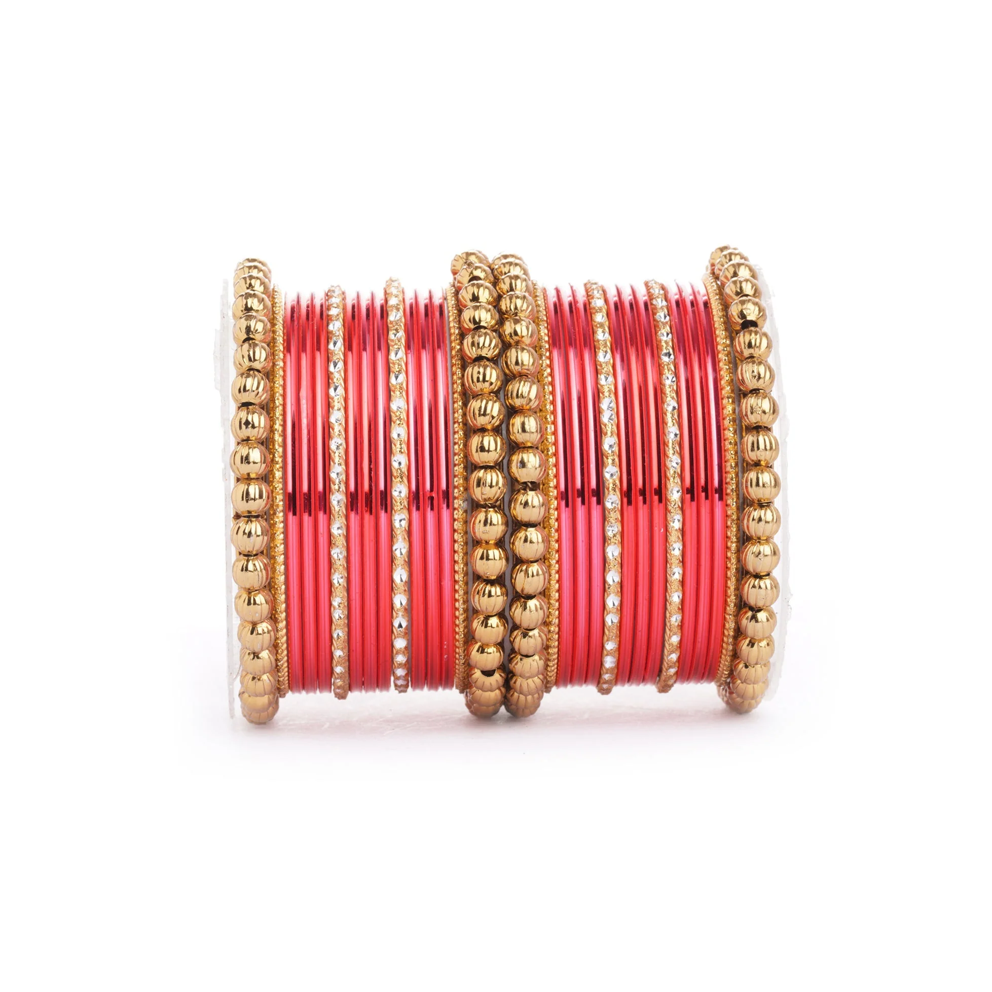 Traditional Indian Bangle Set with Antique Kadas designed for Women Plus Size - Image 2