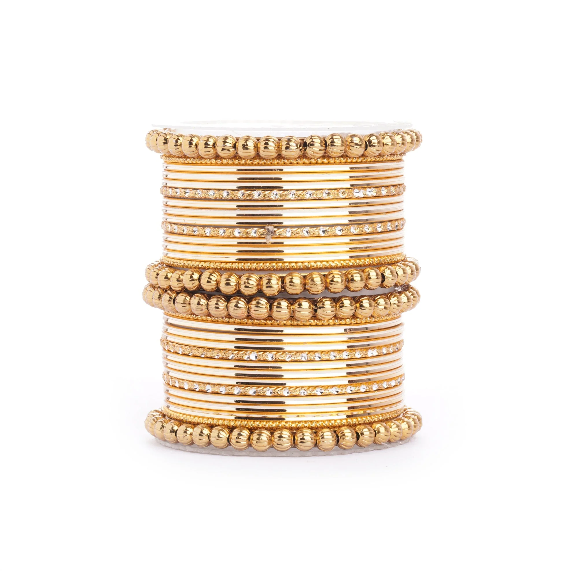 Traditional Indian Bangle Set with Antique Kadas designed for Women Plus Size - Image 3