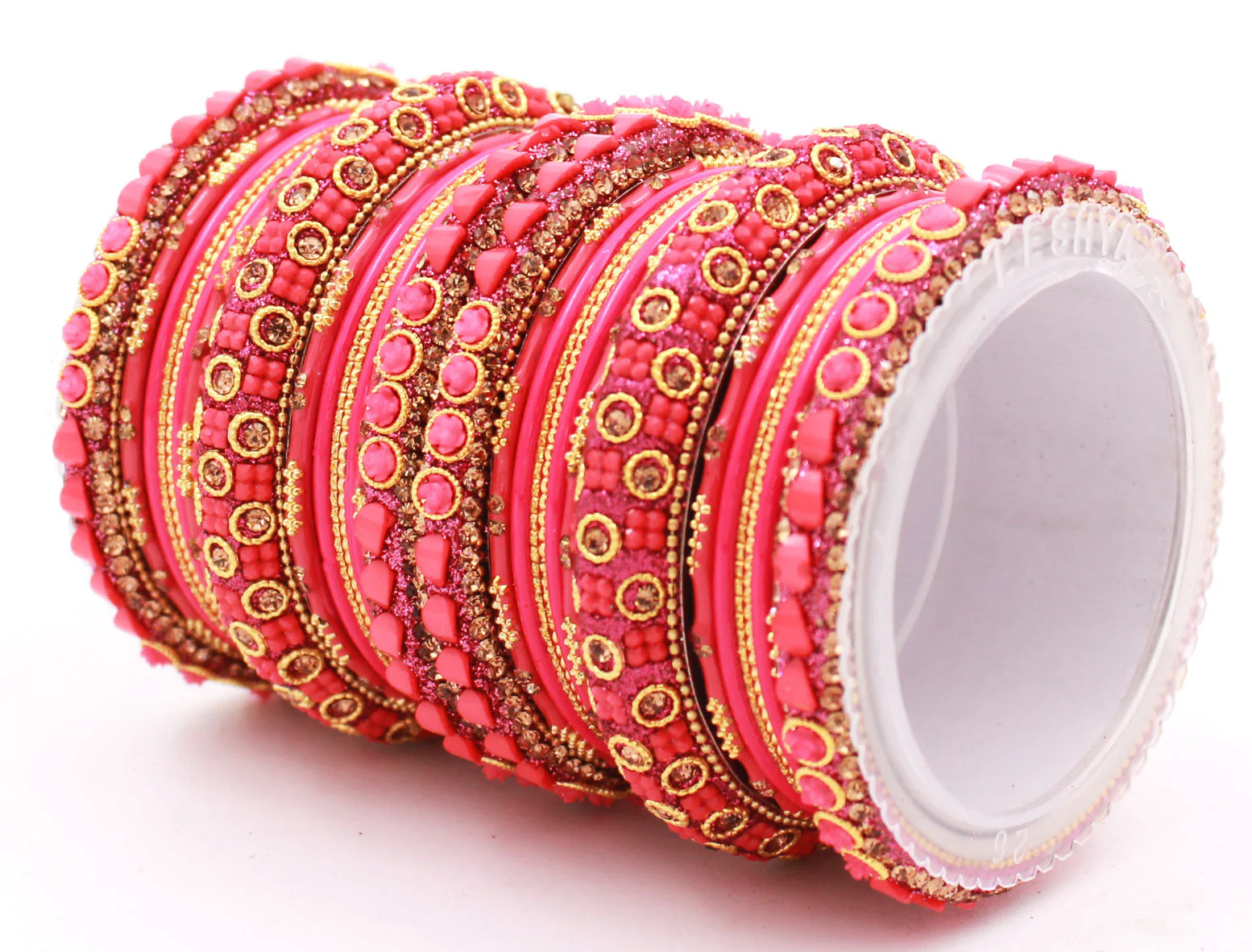 Traditional Lac Bangle set for Women by Leshya - Image 19