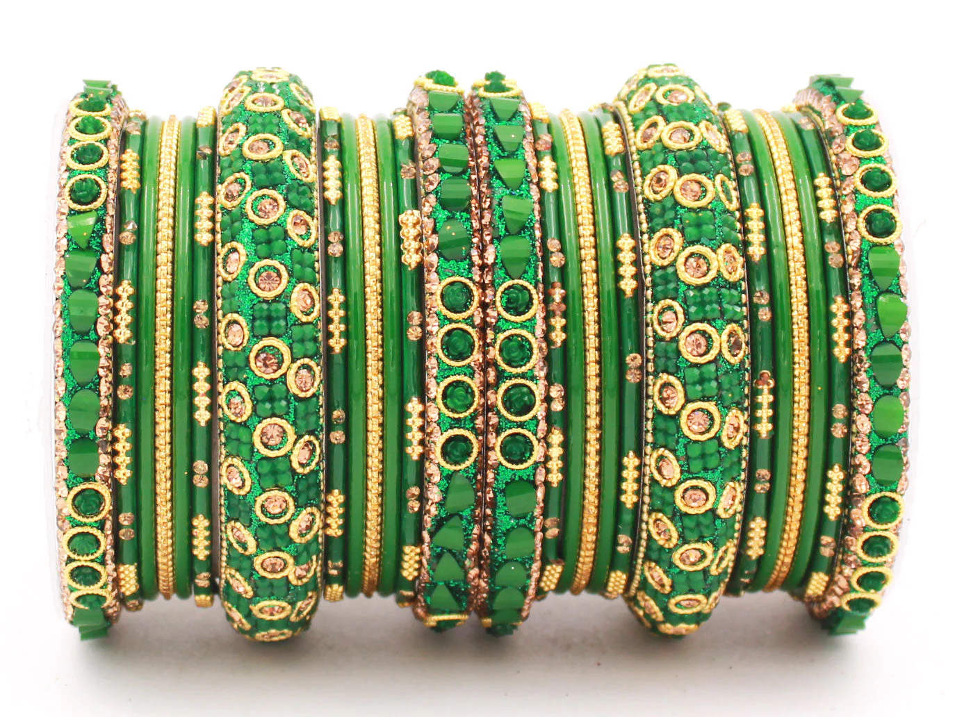 Traditional Lac Bangle set for Women by Leshya - Image 21