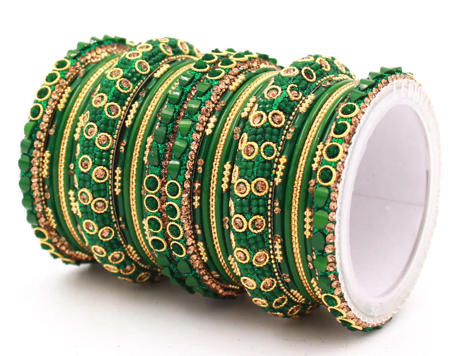 Traditional Lac Bangle set for Women by Leshya - Image 22