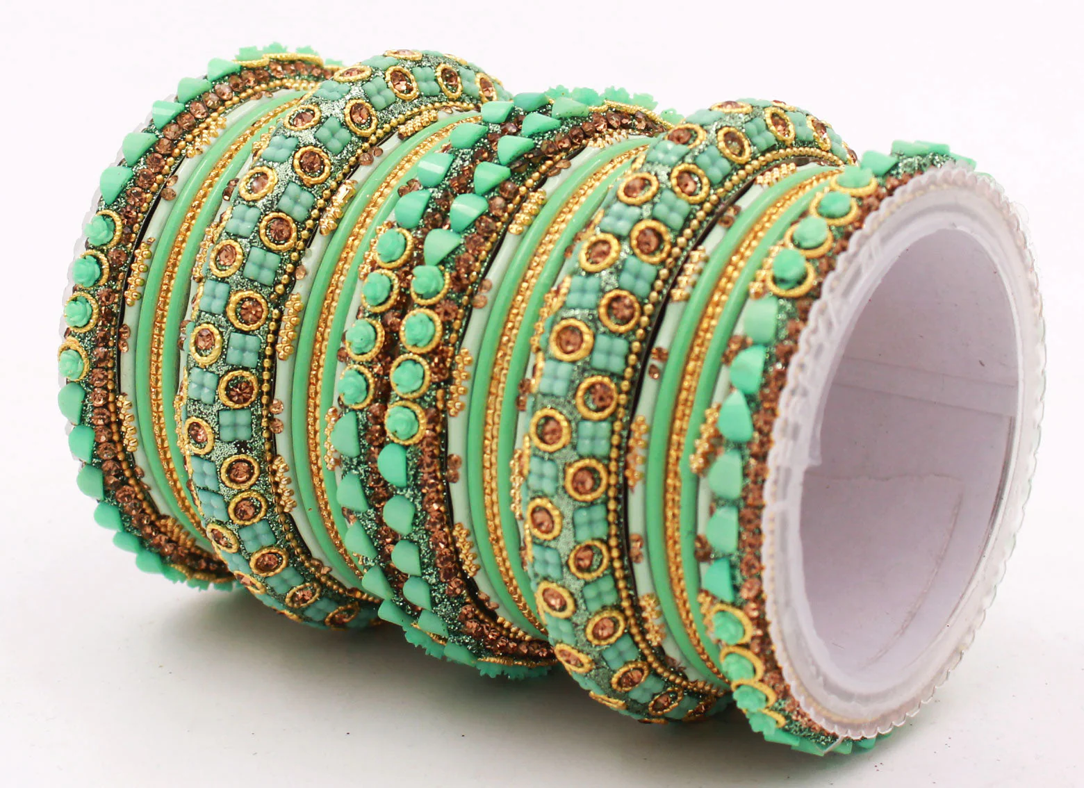 Traditional Lac Bangle set for Women by Leshya - Image 28