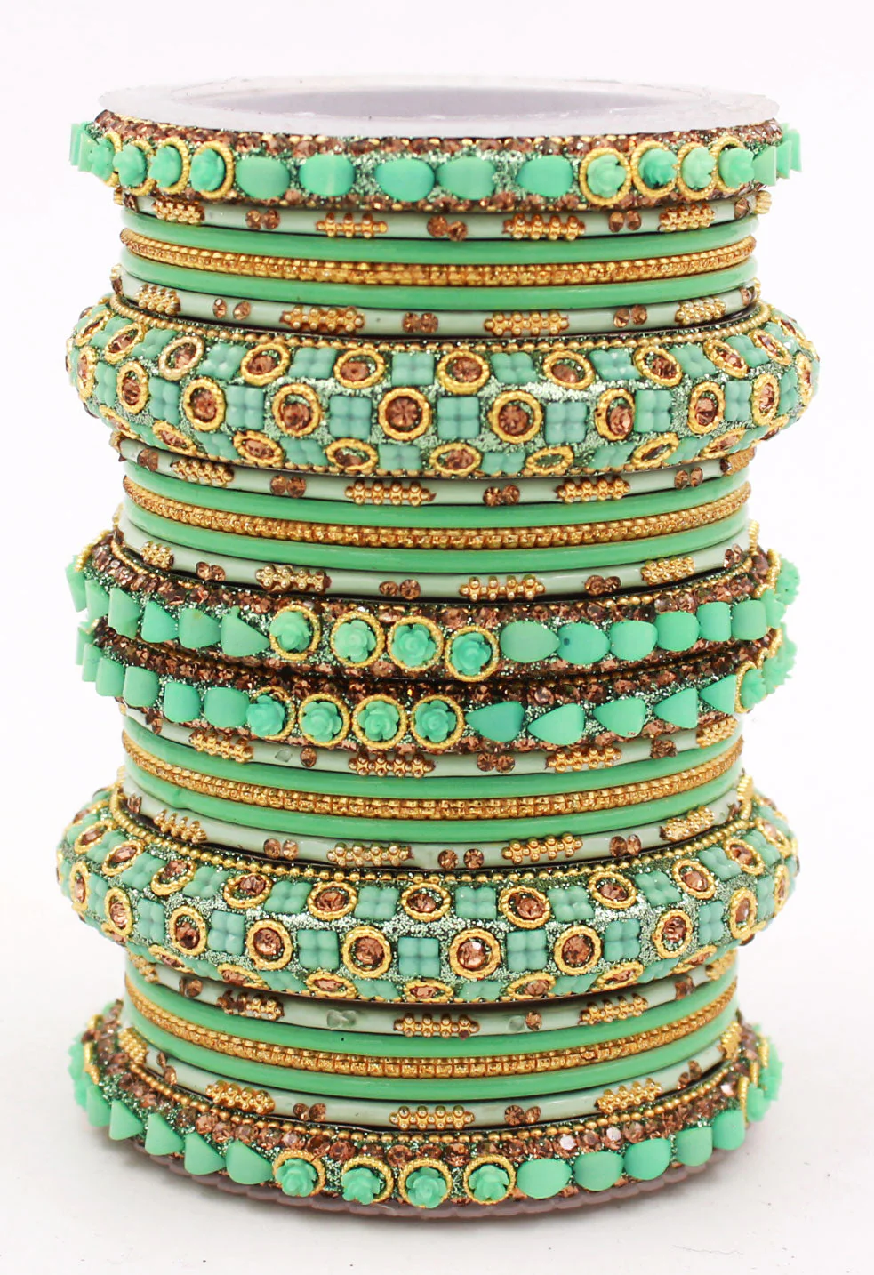 Traditional Lac Bangle set for Women by Leshya - Image 29