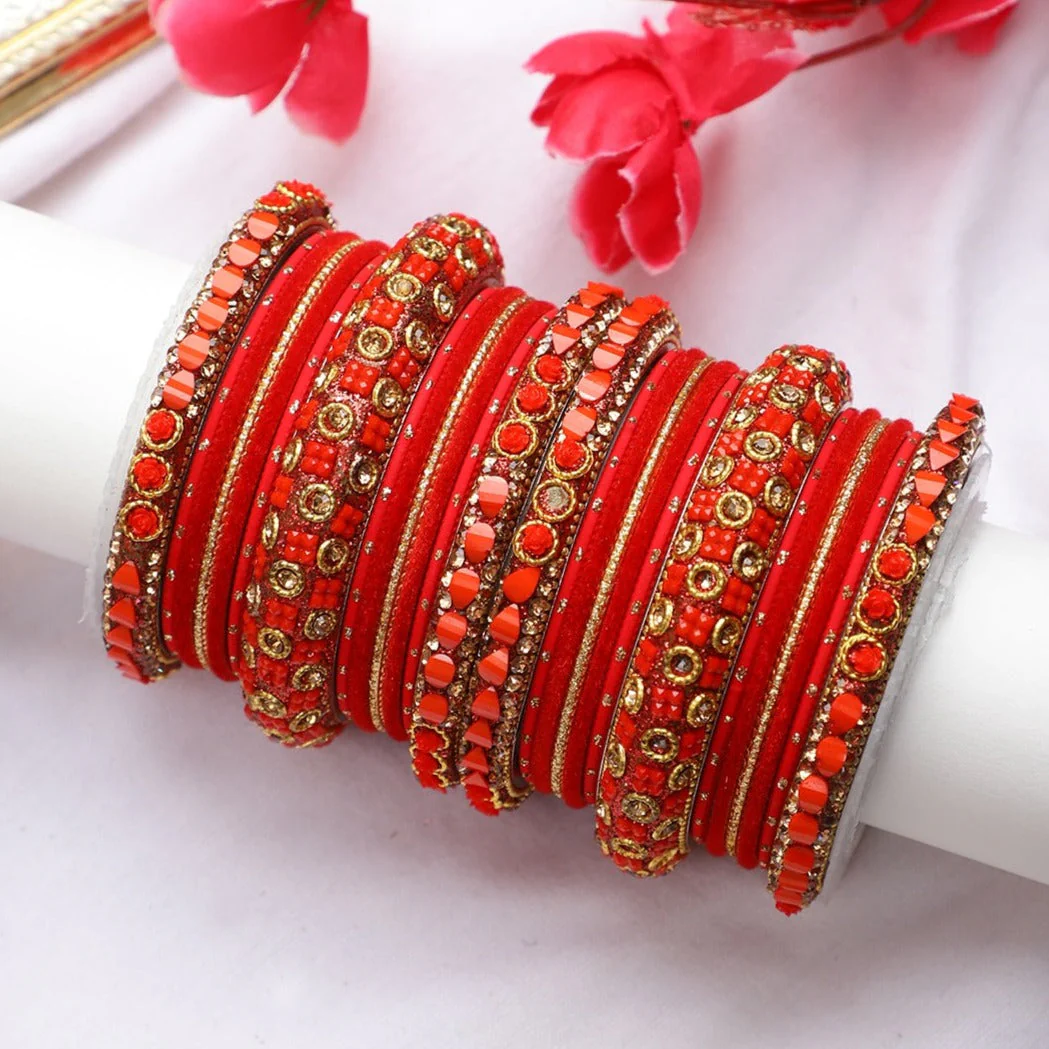 Traditional Lac Bangle set for Women by Leshya - Image 5