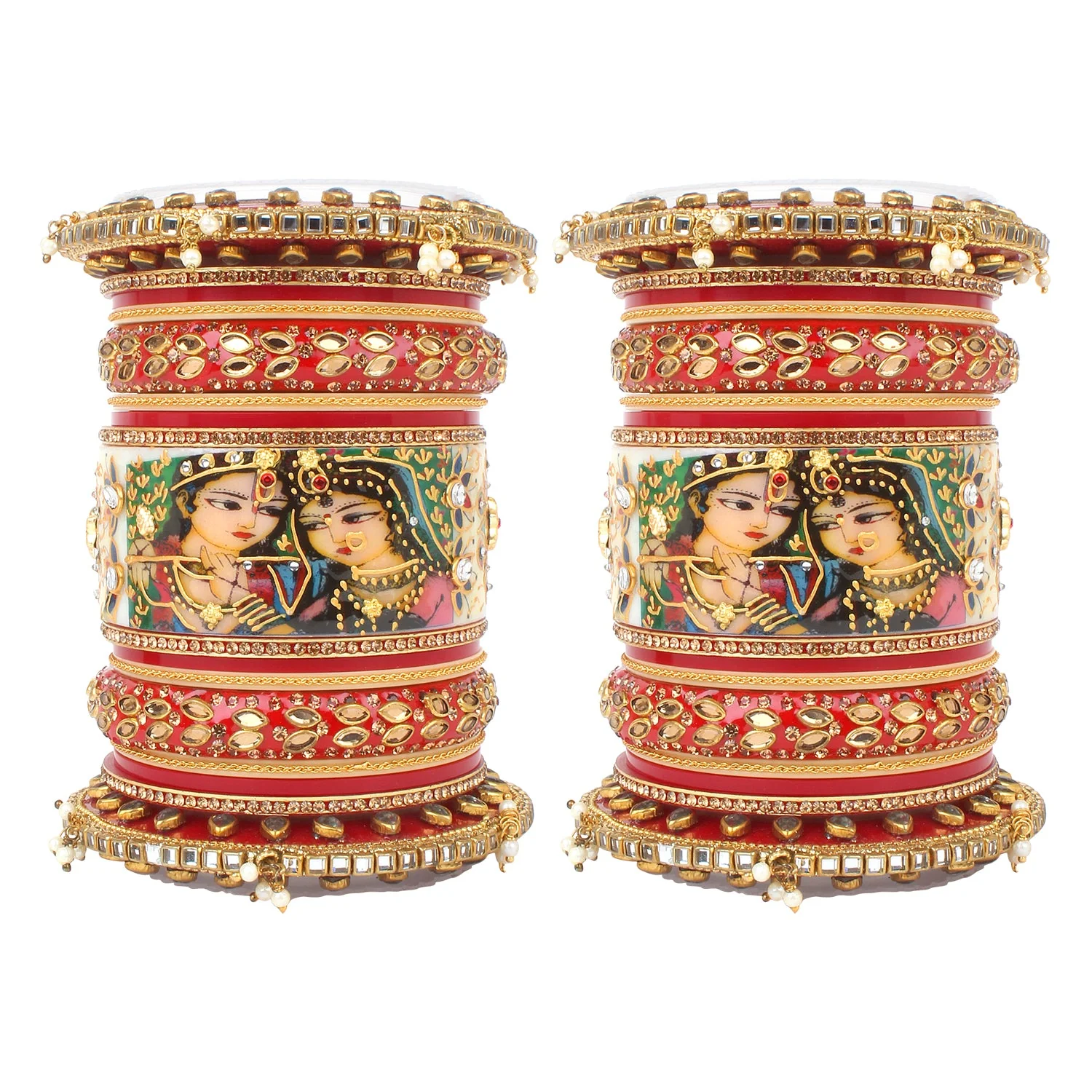 Traditional Rajasthani Bridal Chura by Leshya - Image 3