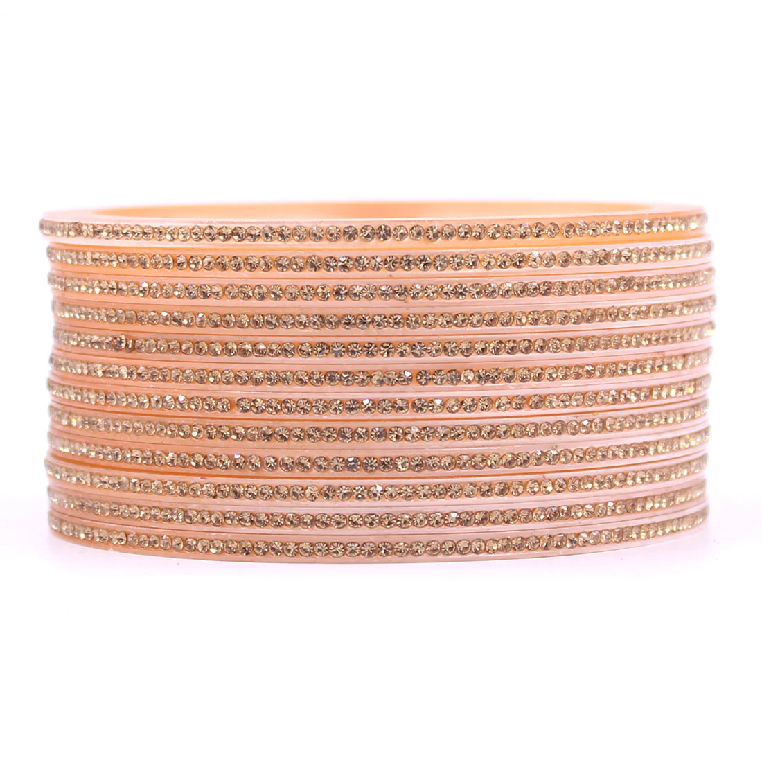 Traditional Stone Bangles for Bridal Chura Mixing by Leshya