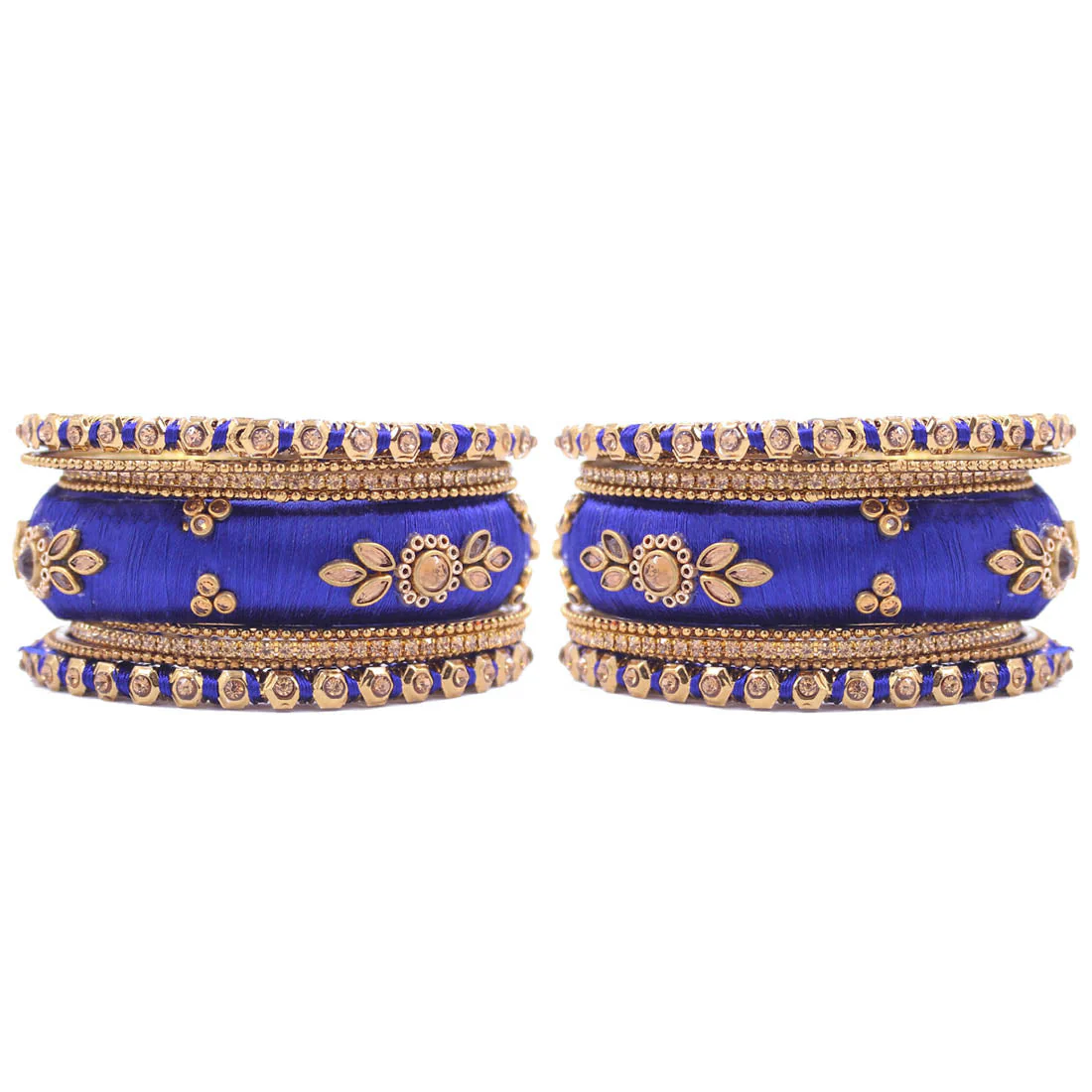 Traditional Thread Bangle set for Both hands by Leshya - Image 12
